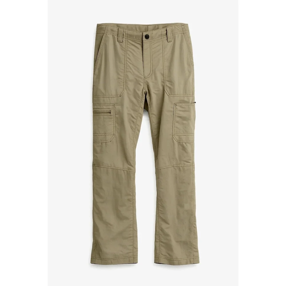 Eddie Bauer Cargo Pants Mens 34x34 Khaki Utility Hiking Outdoor Straight Leg